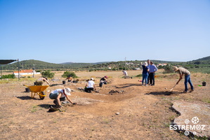   28 inicio escavacoes arqueologicas ruinas romanas santa vitoria do ameixial L3 9589
